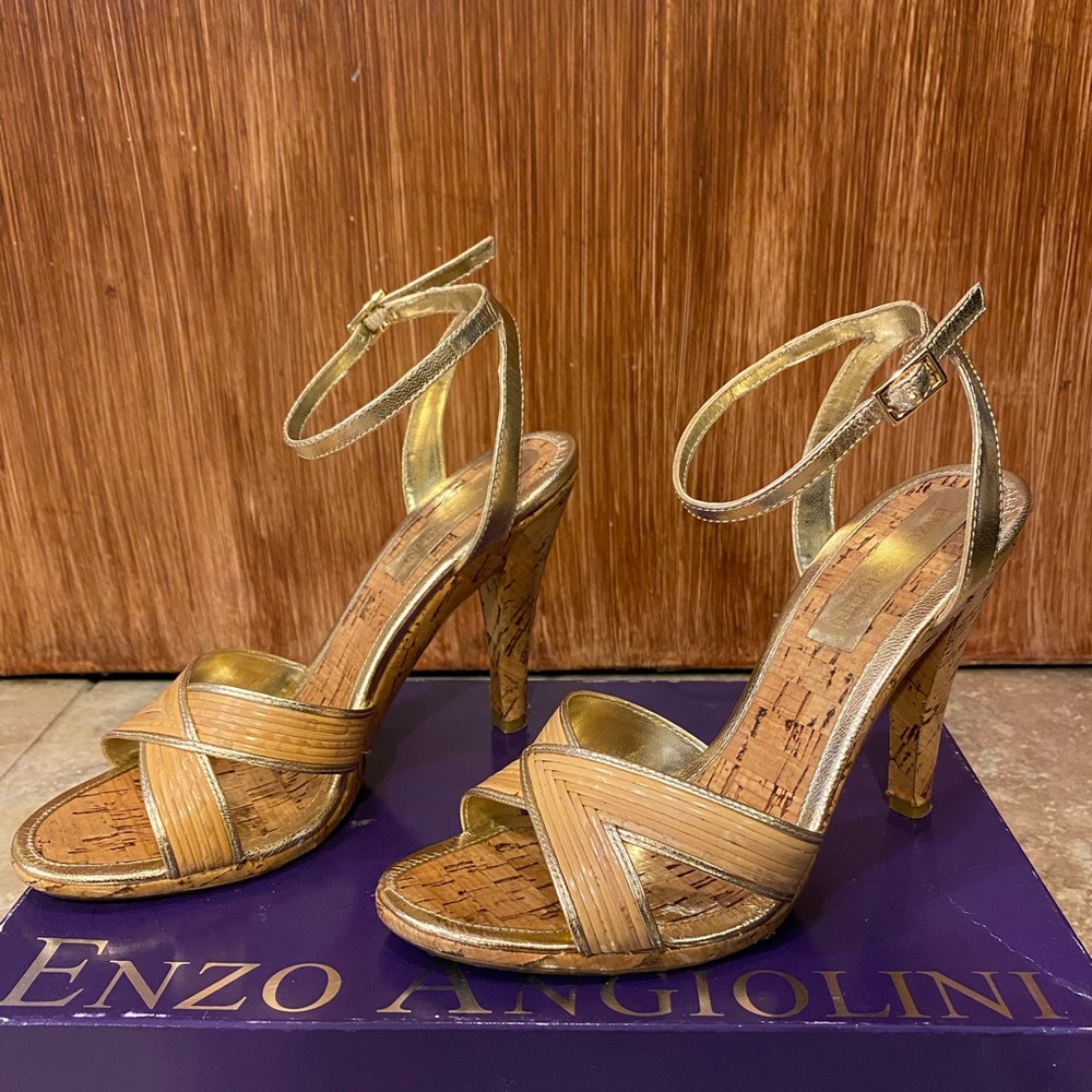 Enzo Angiolini Strappy Heels - Size 7